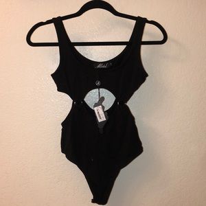 cute Motel Rocks cutout bodysuit